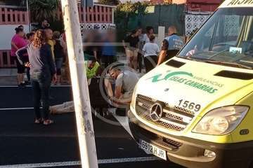 Atropello de una mujer en un paso de peatones de la carretera de Telde a Valsequillo/TA.